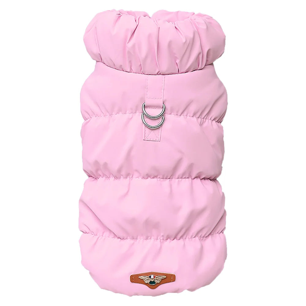 Cozy Padded Winter Dog Jacket – Waterproof Warm Coat for Small & Medium Breeds