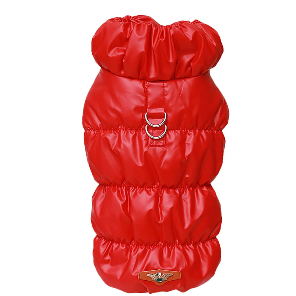 Cozy Padded Winter Dog Jacket – Waterproof Warm Coat for Small & Medium Breeds