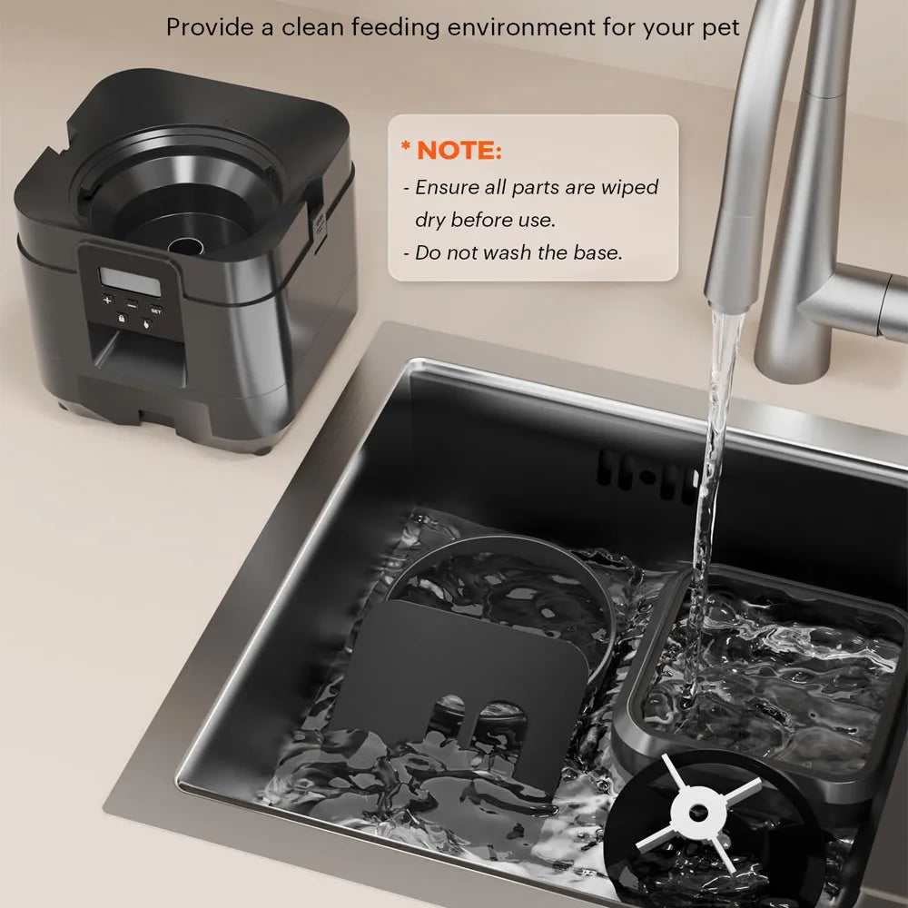 2L Smart Wi-Fi Automatic Pet Feeder – App-Controlled Timed Dispenser for Cats & Dogs