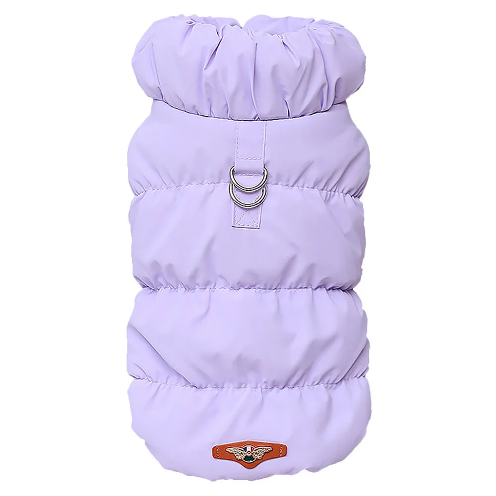 Cozy Padded Winter Dog Jacket – Waterproof Warm Coat for Small & Medium Breeds